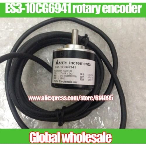 1pcs ES3-10CG6941 rotary encoder / 1000 line incremental encoder For DELTA / solid shaft 6mm / outer diameter of 36mm