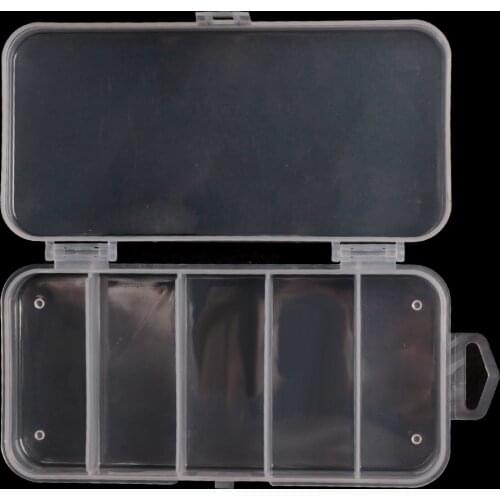 1pcs Multifunctional High Resistance Transparent Visible Strength Plastic Fishing Lure Bait Box Fishing Accessories Tackle