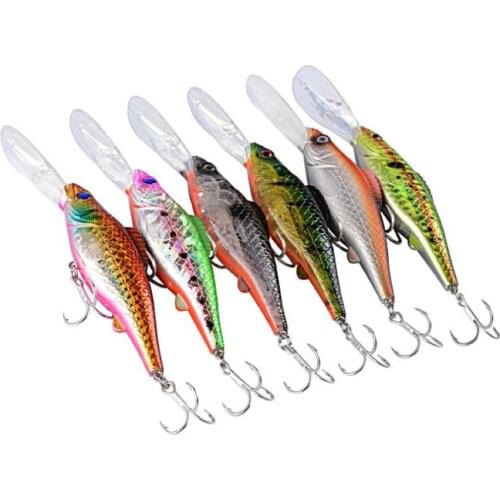 1PCS Minnow Fishing Lures 126mm/14.7g Wobblers Floating Bionic Laser CrankBait Artificial Swim Hard Bait Pesca Fishing Tackle