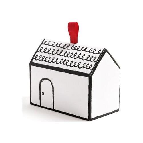 40pcs/lot Special House Shape Wedding Candy Box Beautiful Birthday Cookie Box Creative Party Cake Box Decoration Gift Box