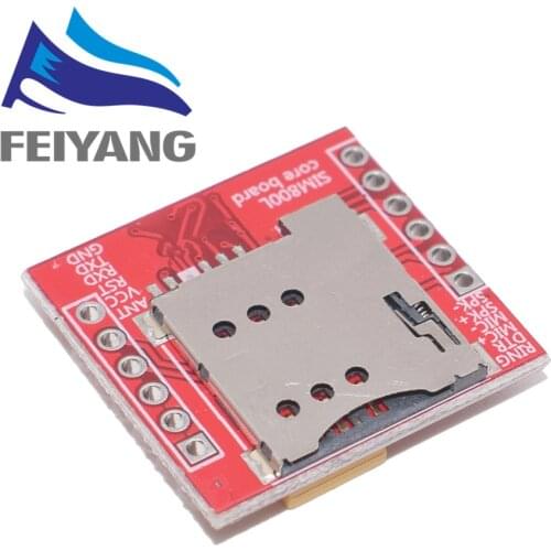 50pcs Smallest SIM800L GPRS GSM Module Micro SIM Card Core BOard Quad-band TTL Serial Port for arduino