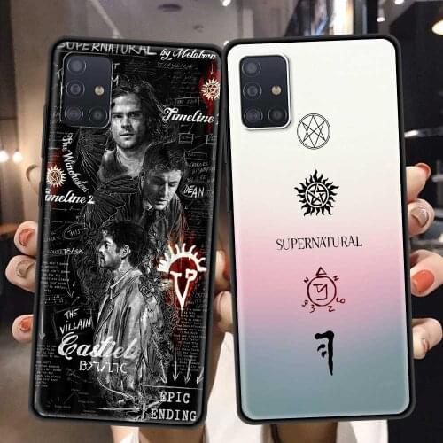 Phone Case For Samsung A71 A52 A51 A91 A72 A42 A41 A32 A31 A21s A21 EU A12 A11 A02 Para Supernatural TV Show