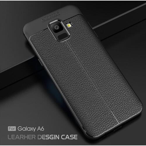 For Samsung J6 J4 J8 2018 Case Carbon Fiber TPU Silicone leather Soft Full Back Cover for Galaxy A6 A8 Plus 2018 S8 S9Plus Note9