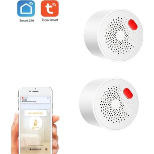Tuya WiFi Gas Detector Smart GAS LPG Leak Sensor Alarm Sensor For Home Security Automatic Alarm APP Control Notice