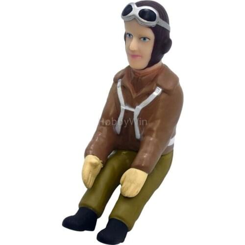 Dynam DYB-18 Pilot Statue 83x34x74mm for RC Scale Model Airplane Warbird Sporter Trainer