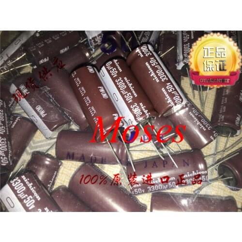 50v 3300uf Capacitors 100% Original New PW Audio Electrolytic Capacitor Radial 18x40mm +/- 20% Capacitance