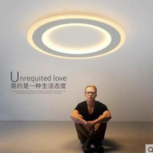 Study lamp led ceiling lamp simple modern fashion personality round living room dining room bedroom creative slim lamps LED lamp