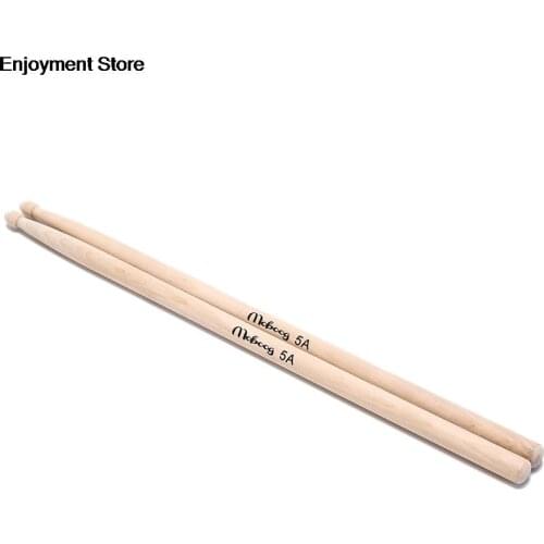 Lightweight wood color drum sticks musical aparts Maple 5A Size Maple Wood Drumsticks Stick for Drum