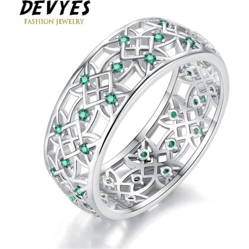 Fashion Women Wish Micro-inlaid Zircon Ring Hollow Flower Couple Ring Female Engagement Statement Jewelry