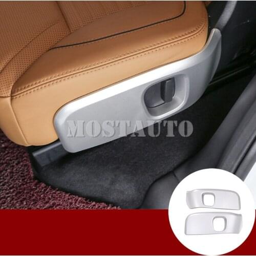 For Land Rover Discovery 5 L462 Inner Rear Seat Button Frame Trim Cover 2017-2019 2pcs Car Decor Car Accessories Interior
