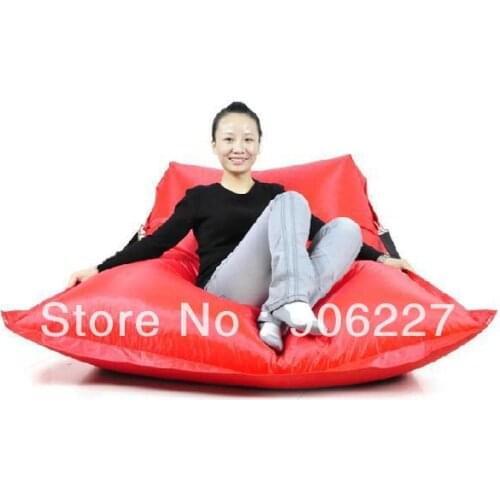 The original !! outdoor buggle up bright red bean bag, garden beanbag chair - free shipping