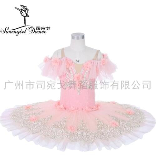 Peach pink Sleeping Beauty ballet tutu children professional ballet tutu costume pancake tutu JY010
