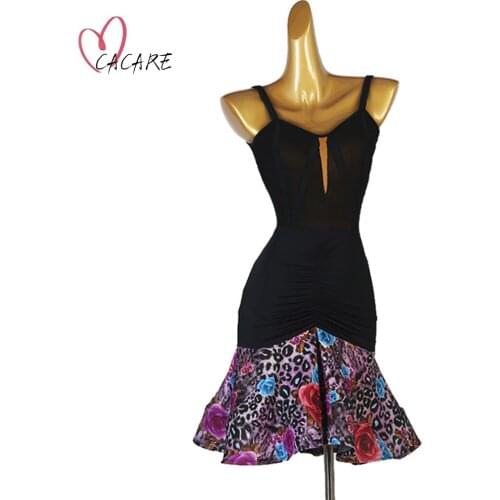 NEW Sexy Latin Dance Dress Women Latina Salsa Latin Dance Competition Dresses Fringe Tango CHEAP Customize D0003 Backless