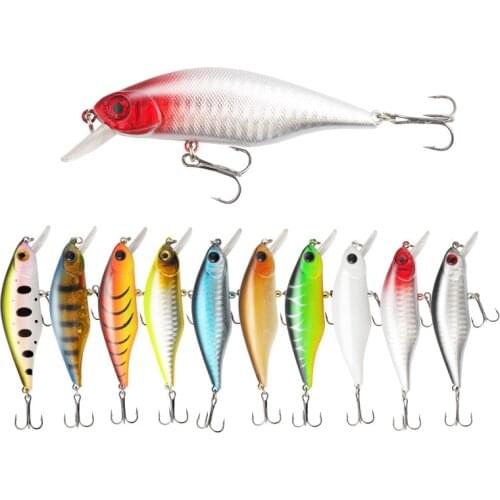 1PCS Lifelike Floating Fishing Lures Crankbait 85mm/11g Artificial Minnow Bass SwimBait Wobblers for Spinners Hard Bait Tackle