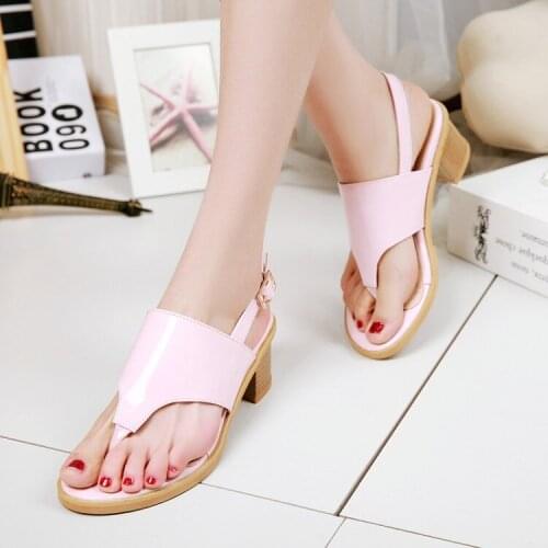 Big Size 11 12 high heels sandals women shoes woman summer ladies Toe sandals Roman womens shoes
