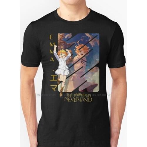 The Promised Neverland | Emma | Anime T Shirt 100% Pure Cotton Emma Emma The Promised Neverland Emme Yakusoku No Nebārando The