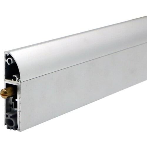 Without slotting door bottom automatic lifting sealing strip Aluminum alloy sound insulation water retaining strip