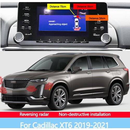 Built-in Installation Front Rear Radar Sound Alarms For Car Reversing Images Suitable For Cadillac XT6 2019-2021