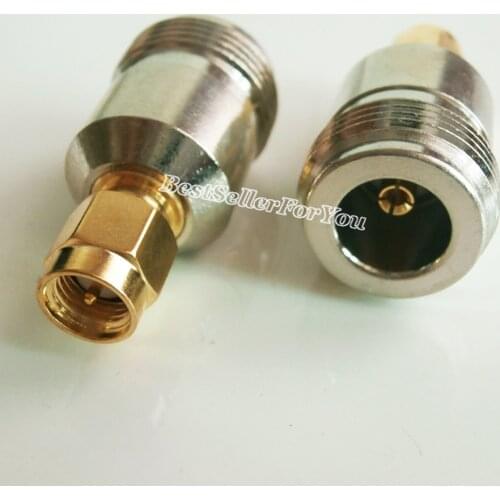 1Pcs SMA Male Plug TO N Female Jack RF coaxial adapter connector for Antenna Router