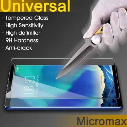 5.0 inch Tempered Glass Screen Protector For Micromax Selfie 3 Film For Micromax Evok Power/Canvas Spark 2