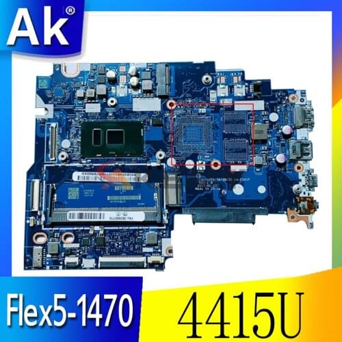Akemy Brand New For Lenovo Yoga 520-14IKB Flex 5-1470 Notebook Motherboard CIUYA/YB/SA/SB/SD LA-E541P CPU 4415U DDR4 100% Test