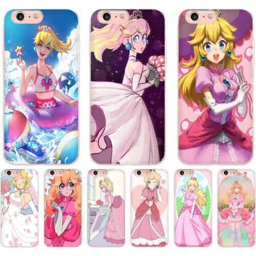 Yinuoda Peach princess Phone Case For iPhone X XS MAX 11 11 pro max 6 6s 7 7plus 8 8Plus 5 5S XR SE 2020