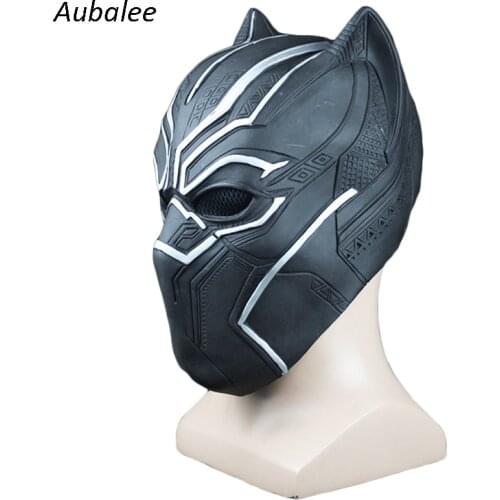 Black Leopard Panther Mask Party Soft Latex Mask Adult Fantastic Black Cat Helmet Cosplay For Halloween