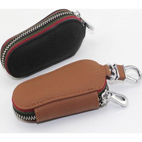 Ladies Fashion Men Car Key Case Leather Key Case Storage Bag