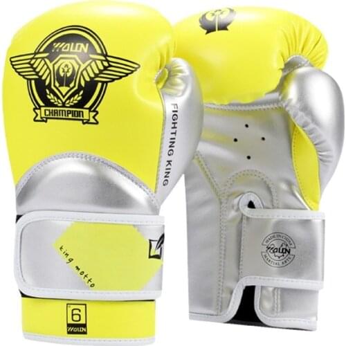 Dedicated for Kids Children Karate Boxing Gloves Mitts Sanda Karate Sandbag Taekwondo Protector Gloves MMA Muay Thai 6oz bok