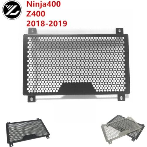 For Kawasaki NINJA400 Z400 2018 2019 Motorcycle Radiator Grille Guard Cover Protector Radiator Guard Street Bike Racing Grill
