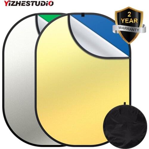 4-in-1 Portable backdrop green screen Collapsible Background Photography Reflector 1.5m x 2m Green screen Backdrops of YouTube