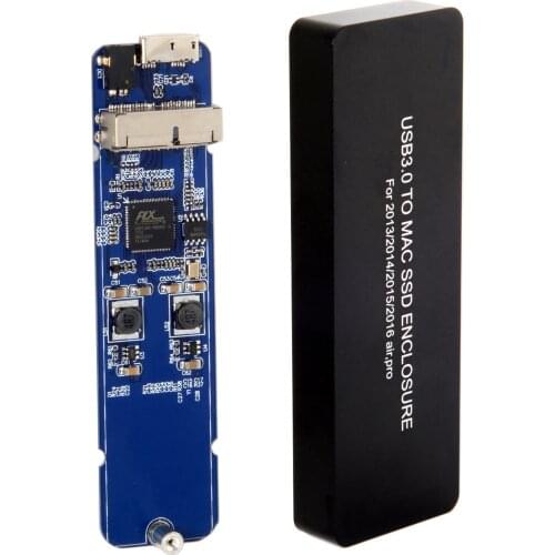 Zihan USB 3.0 to 16+12 Pin Mobile Box HDD Enclosure Power Cable Screwdriver for Mac book Air Pro 2013 2014 2015 2016 SSD Case