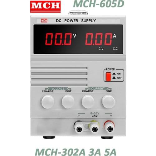 Linear DC Power Supply 30V 60V 2A 3A 5A Adjustable Single Channel DC Regulated power supply Benchtop Power Supply