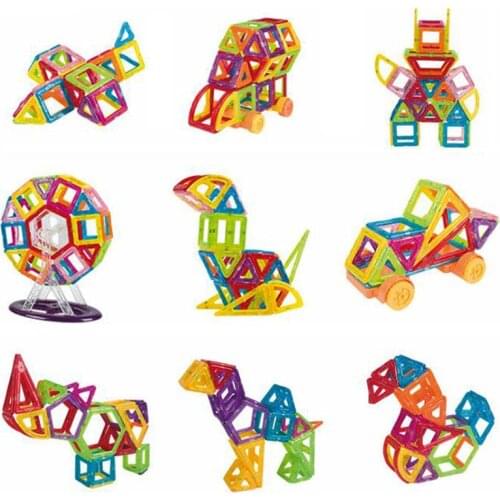 184pcs-42pcs Magnetic Designer Magnet Building Blocks Accessories Educational constructor Toys For Children