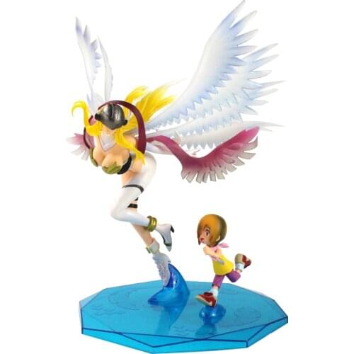 Megahouse Digital Yagami Hikari and Angewomon Action Figure Model Toy Figure