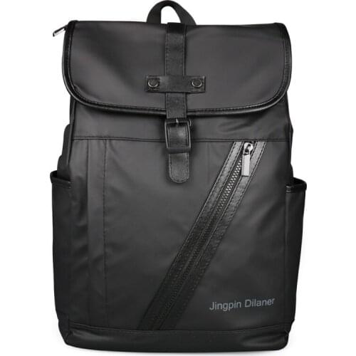 Men Backpack 15.6 inches Laptop Large Capacity Fashion Student Backpacks Waterproof Rucksack