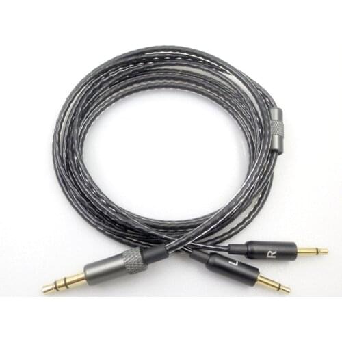 Upgraded Headphone Cable for Sennheiser HD447 HD437 HD202 Headset Replacement Audio Wire 3.5mm to 2.5mm