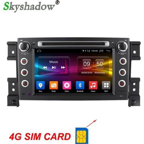 C500 4G SIM Android 6.0 8 core 2GB RAM GPS MAP TPMS WIFI Bluetooth DVR camera WIFI RDS Radio For SUZUKI GRAND VITARA 2005-2015