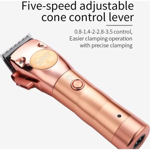 Professional Hair Trimmer Clipper Metal Body Hair Clipper Men Cordless Hair Clipper Electric Hair Cutting Machine