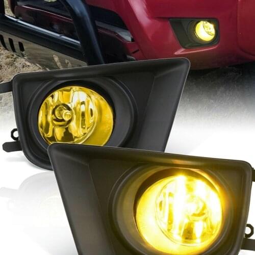 Amber Len Driving Fog Lights Lamps + Wiring Harness for Toyota Tacoma 2012-2015
