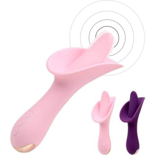 Clitoris Stimulator Tongue Vibrator Erotic Female Masturbator Oral Sex Massager Sex Toys for Women