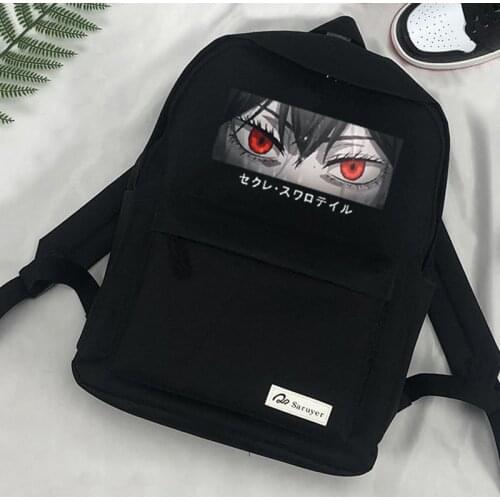 Black Clover bags bolsas backpack laptop designer fashion travel plecaki borse da donna backpack