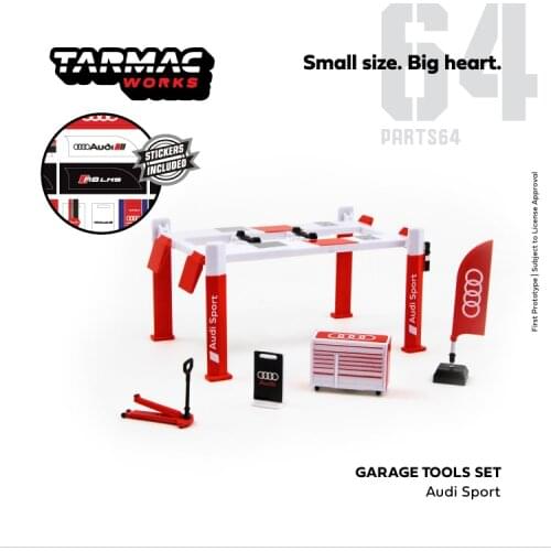 Tarmac Works 1:64 Garage tools set Sport