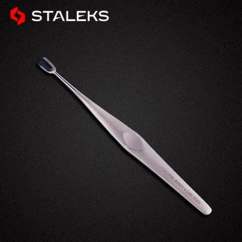STALEKS Stainless Steel Non-slip Dead Skin Push Does Not Hurt Nails And Exfoliating Nail Tools Cuticle Pusher PBC-10-2