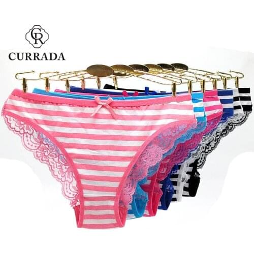 6 Pieces/Lot Women Lingerie Sexy Panties Transparent Lace Underwear Woman Briefs Cotton Low Waiste Intimates Female knickers