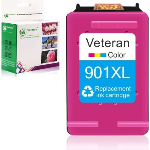 Veteran 901XL Refilled Ink Cartridge Replacement for hp 901 XL hp901 for hp Officejet 4500 J4500 J4540 J4550 J4580 J4640 J4680c