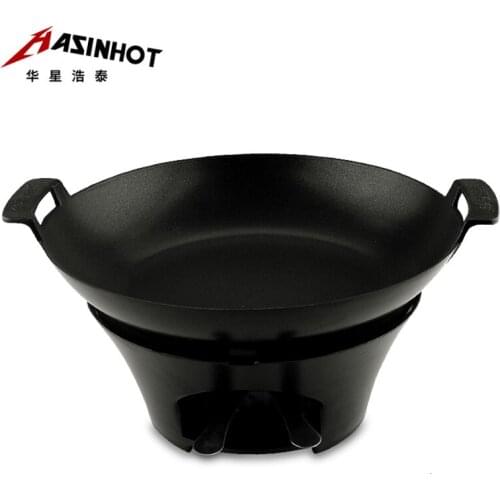 Japanese non stick small hot pot household alcohol stove liquid solid kitchenware cooking tool small chafing dish stewpan