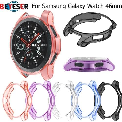 Tpu Protective Case Cover Shell For Samsung Galaxy Watch 46mm Smart Watch Accessories Frame Cases Protective For Samsung Gear S3