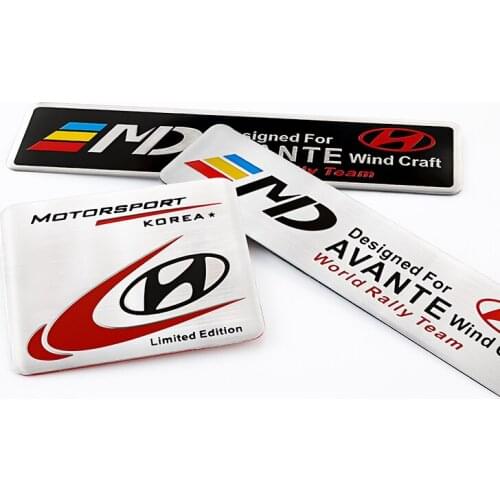 1Pcs Aluminum alloy Car Sticker Sport Edition Badge Accessories For Hyundai I10 I20 I30 I40 IX20 IX35 Tucson Solaris Accent