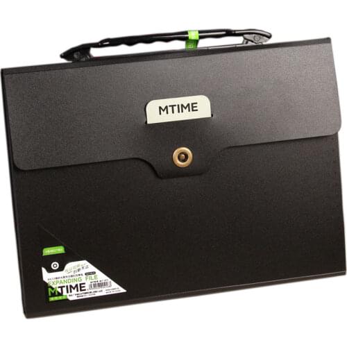 A4 File Organizer 13 Pockets Plastic Expanding Wallet Accordion Folders, Letter Size Portable Document handbag Holder